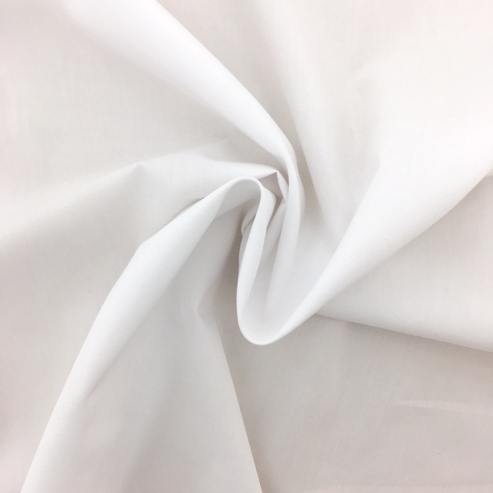 5.15 metre wide Cotton Sheeting - WHITE